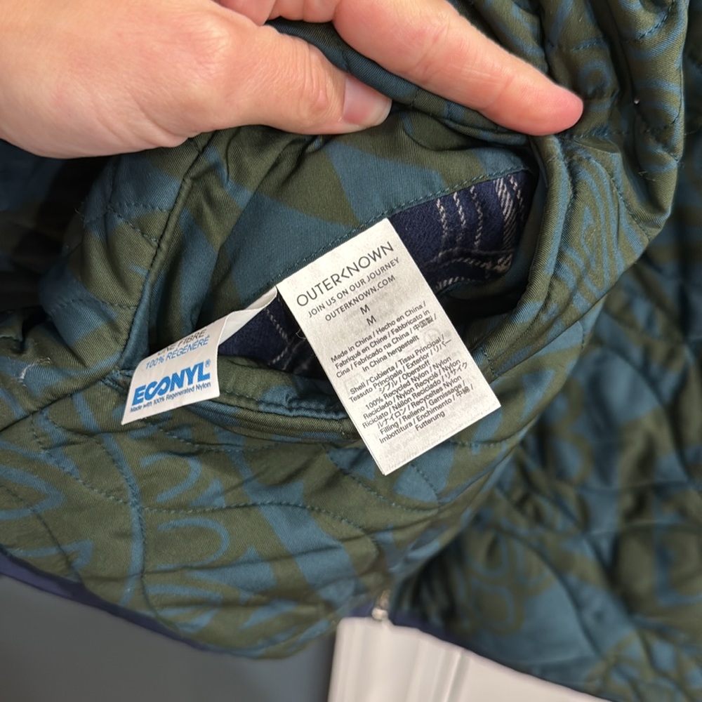 Outerknown Evolution Reversible Bomber In Indigo - image 5